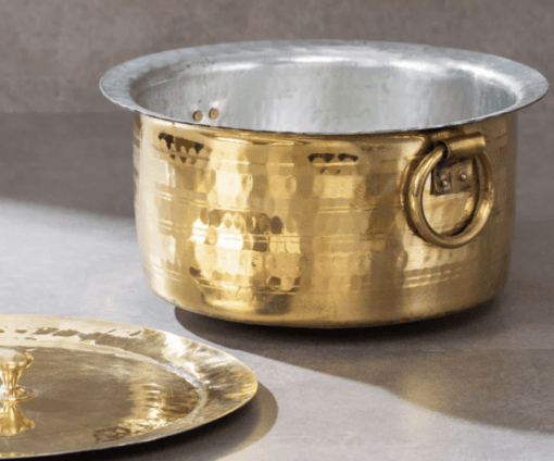 Brass Patila / Milk Topia- Naturally non stick , Non Toxic, Teflon Free